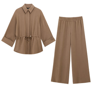 Conjunto Feminino Marrom 06