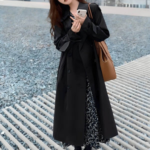 Casaco Longo Feminino Trech Preto 7