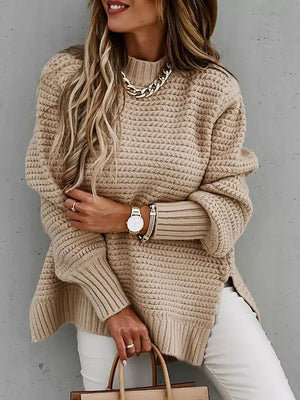 Suéter Feminino de Tricot Bege 1