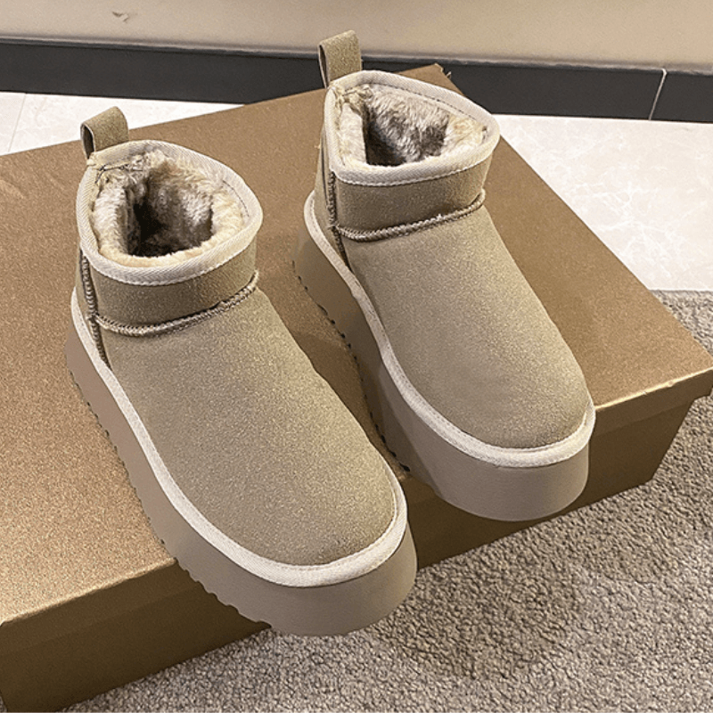 Bota Feminina Cano Curto Cinza 18