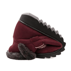 Bota Cano Curto Forrada em Veludo