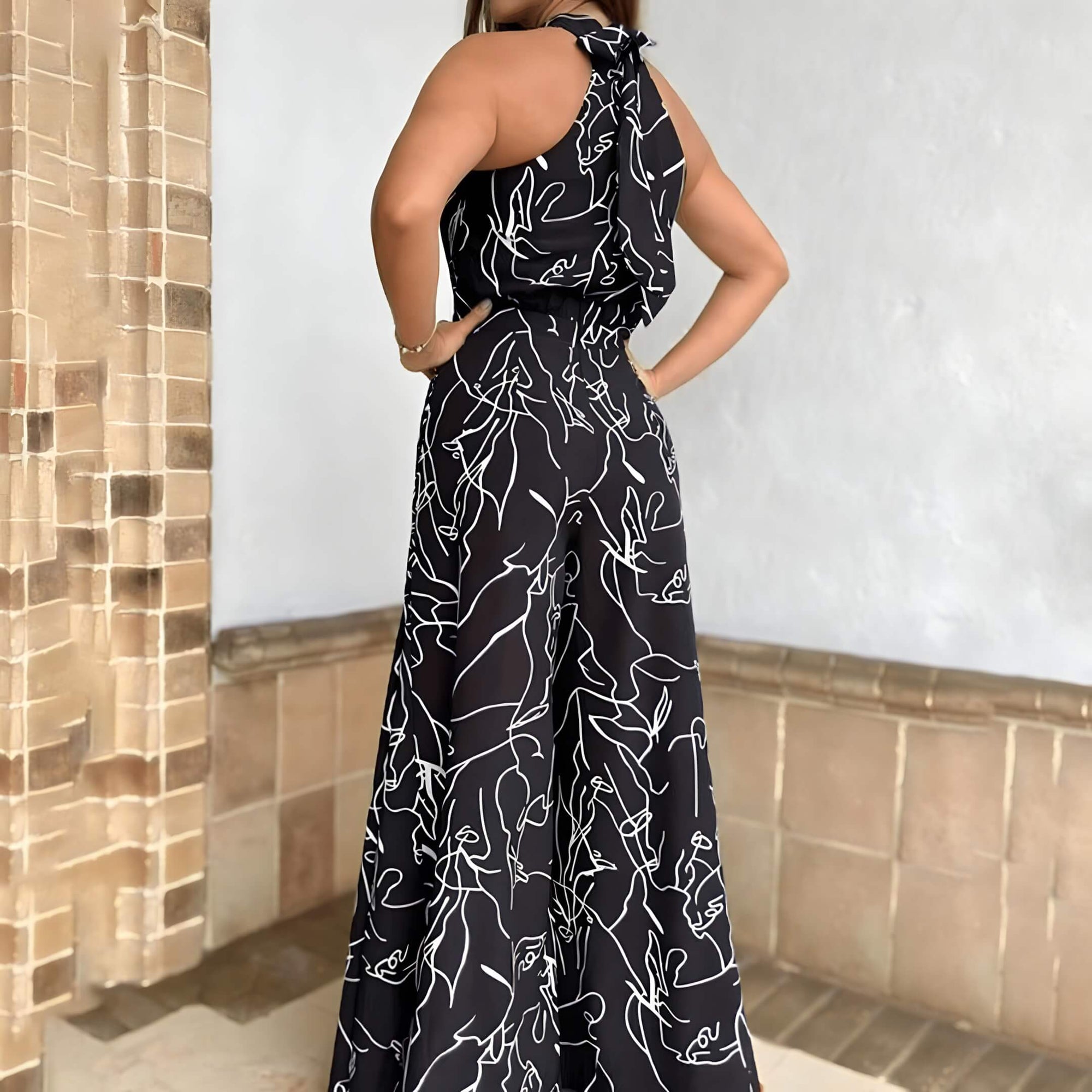 Macacão Pantalona Preto 7