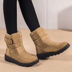 Bota Feminina de Inverno Impermeável Amarelo 8