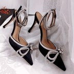 Scarpin Salto Alto Fino Preto 1