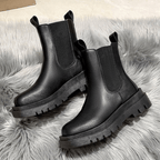 Bota Feminina Cano Médio Tratorada Preto 10