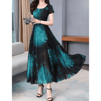 Vestido Mídi de Chiffon Feminino