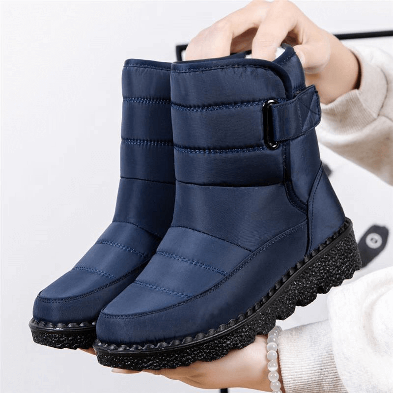 Bota Feminina de Inverno Impermeável Azul 17