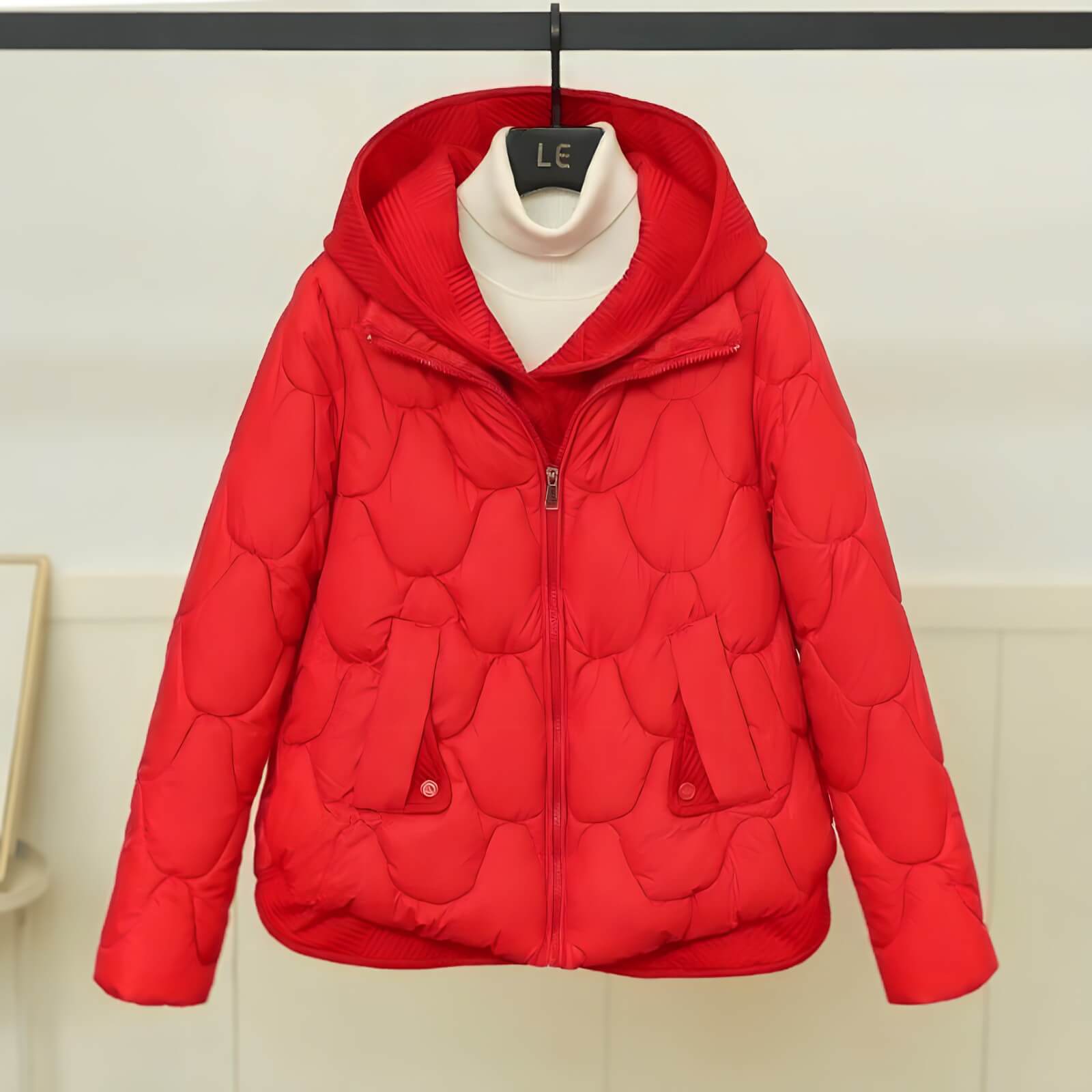 Jaqueta Feminina Puffer Vermelho 8