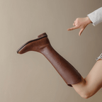 Bota Feminina Cano Longo Marrom 4