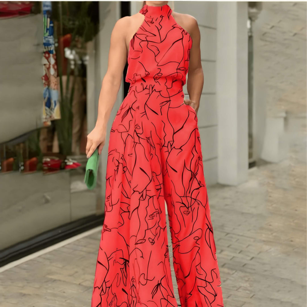 Macacão Pantalona Vermelho 9