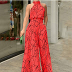 Macacão Pantalona Vermelho 9