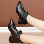 Bota Feminina Salto Bloco Cano Curto Preto 3