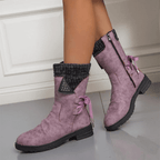 Bota Feminina de Inverno Roxo 18