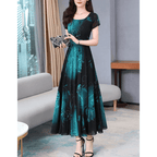 Vestido Mídi de Chiffon Feminino