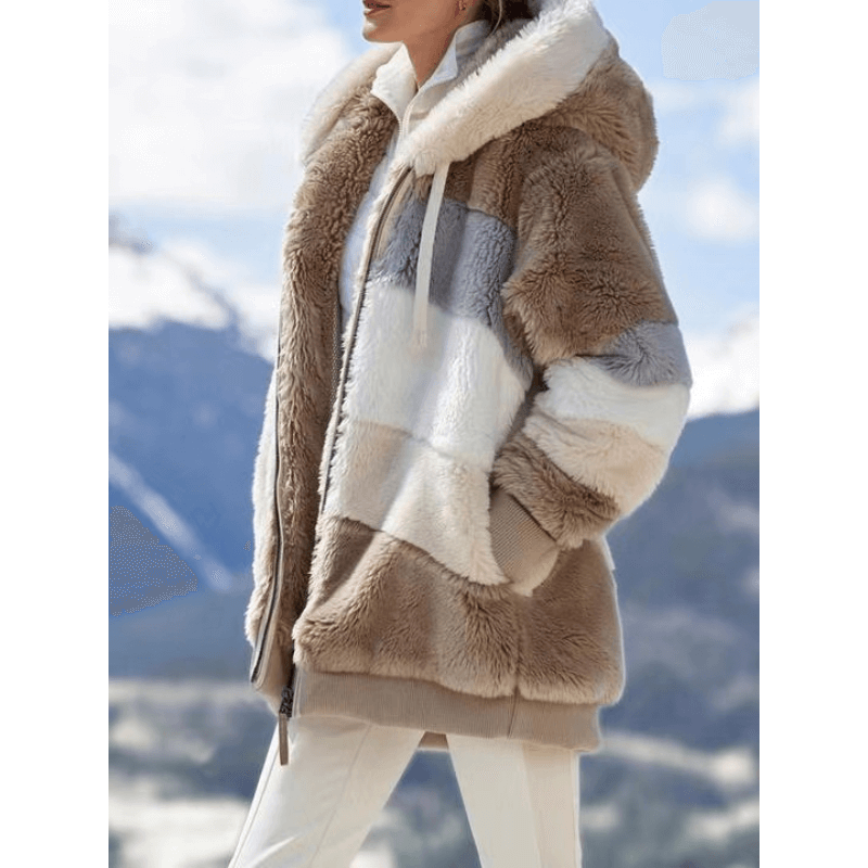 Casaco Feminino Oversized Alongado Cáqui 2