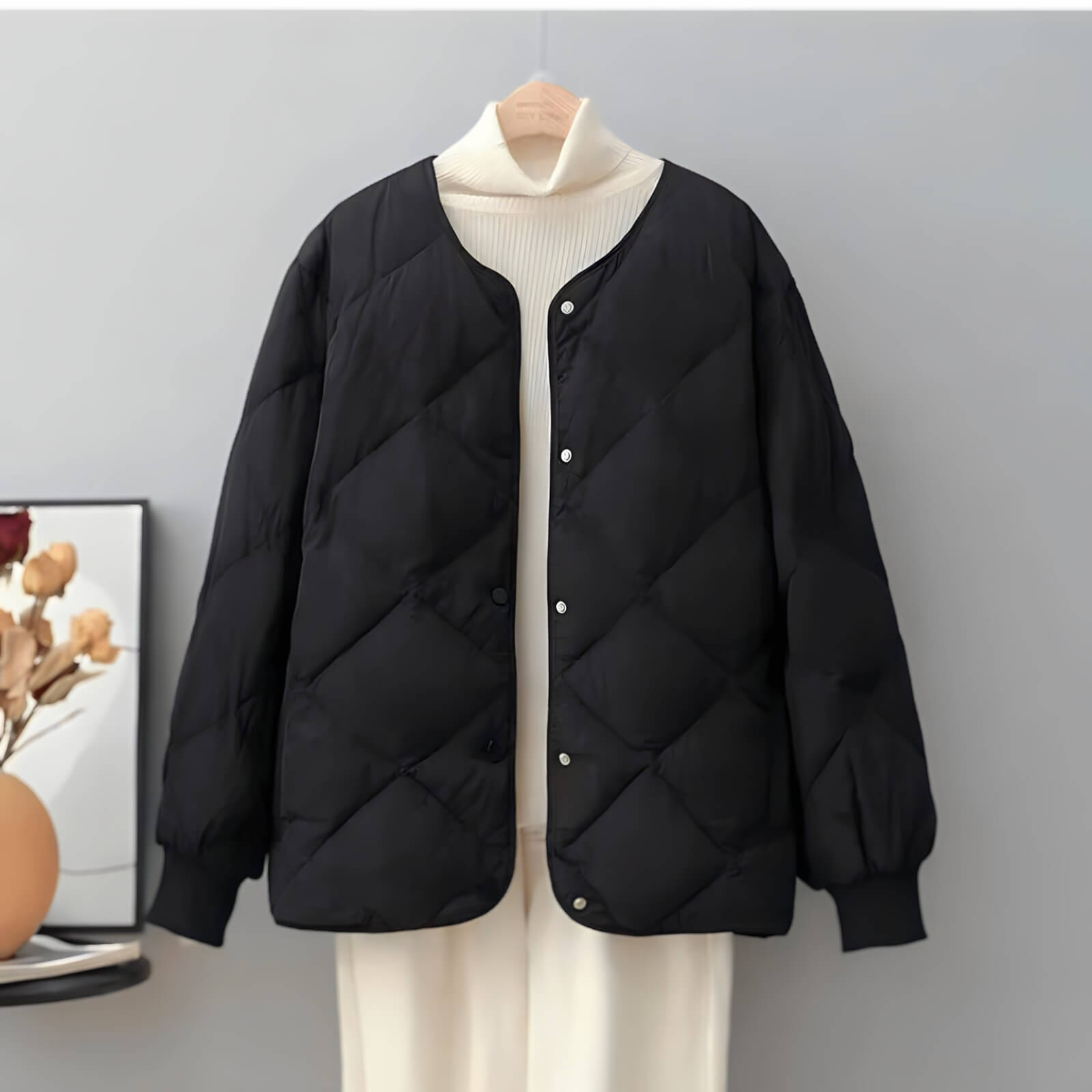 Jaqueta Feminina Puffer Preto 2