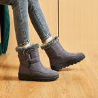 Bota Feminina de Inverno Impermeável Cinza 7