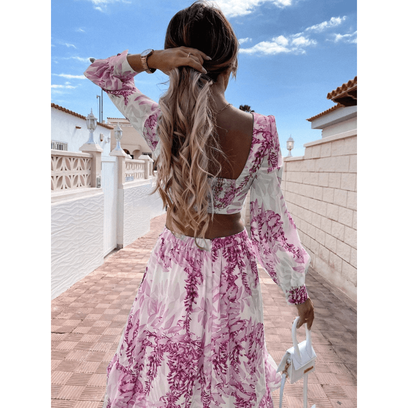Vestido Longo Rosa 4