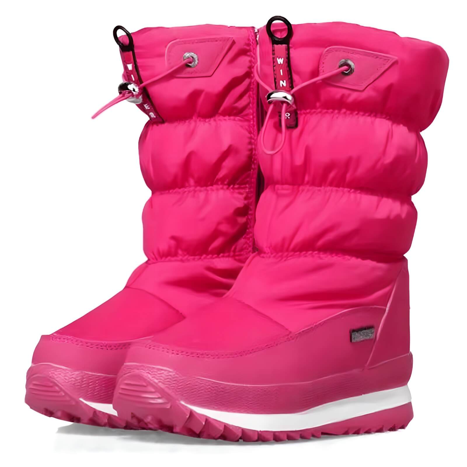Bota Feminina de Inverno Rosa 9