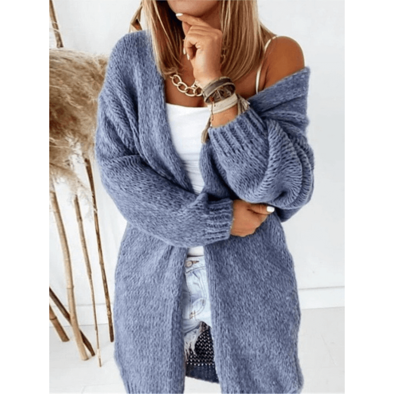 Cardigan de Tricot Alongado Ella