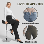 Calça Casual Cintura Alta Lunna