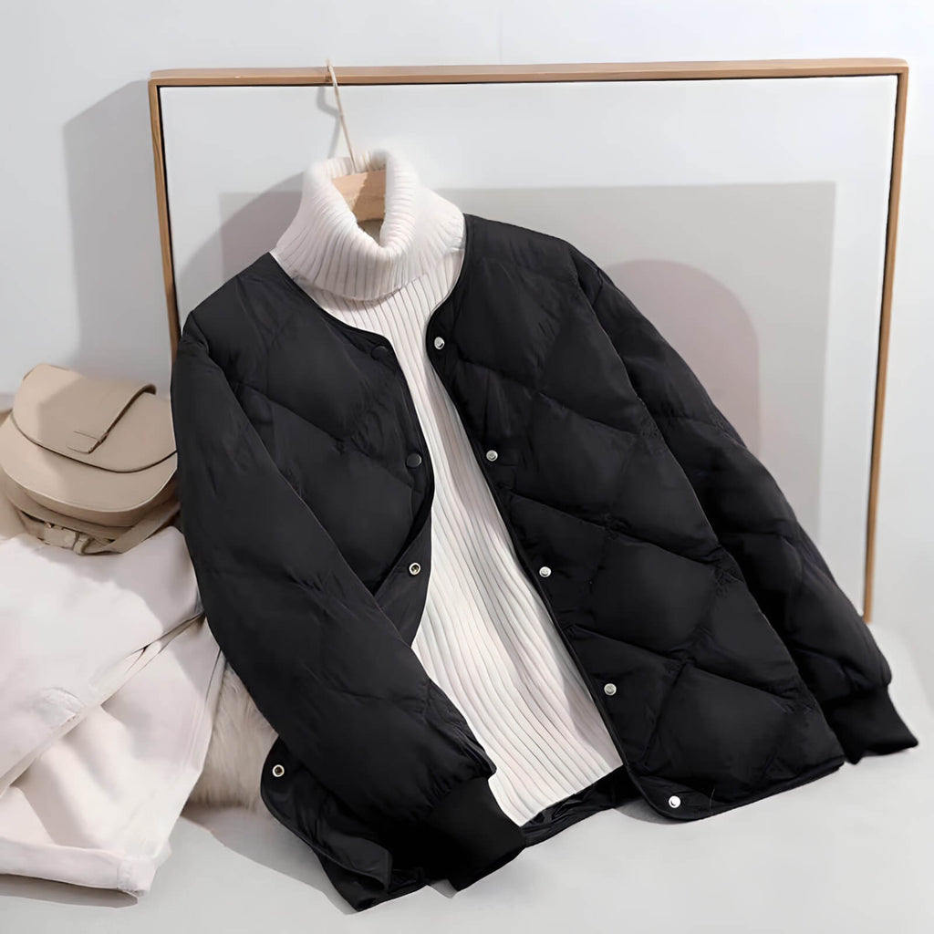 Jaqueta Feminina Puffer Preto 3