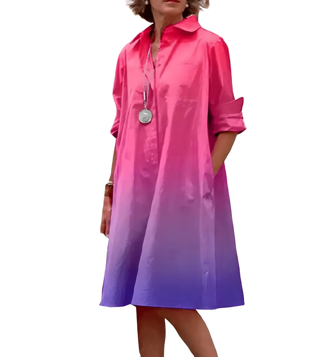 Vestido Curto Rosa e Roxo 7