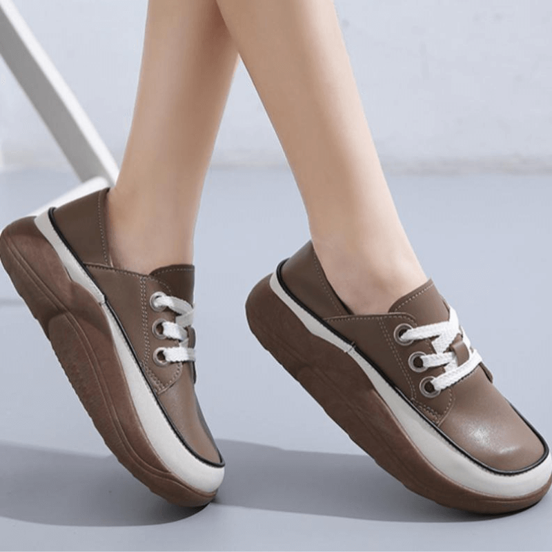 Tênis Confortável Marrom 4