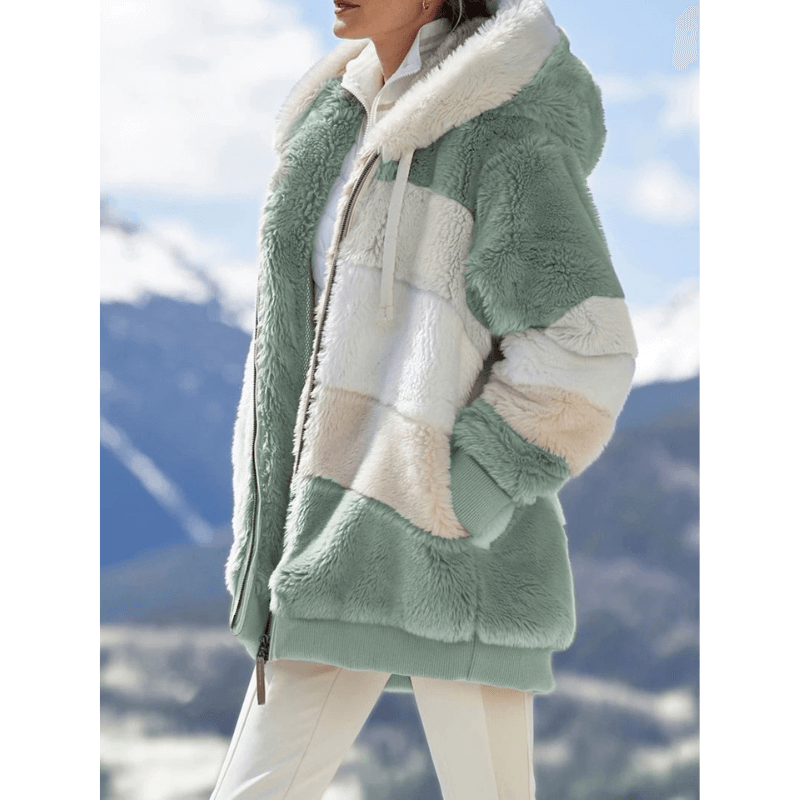 Casaco Feminino Oversized Alongado Verde 10