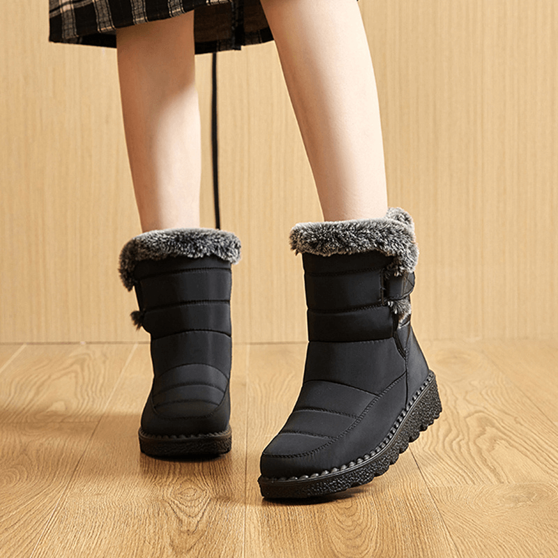 Bota Feminina de Inverno Impermeável Preto 2