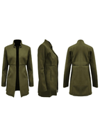 Casaco Feminino Ponto Aberto Verde Militar 10