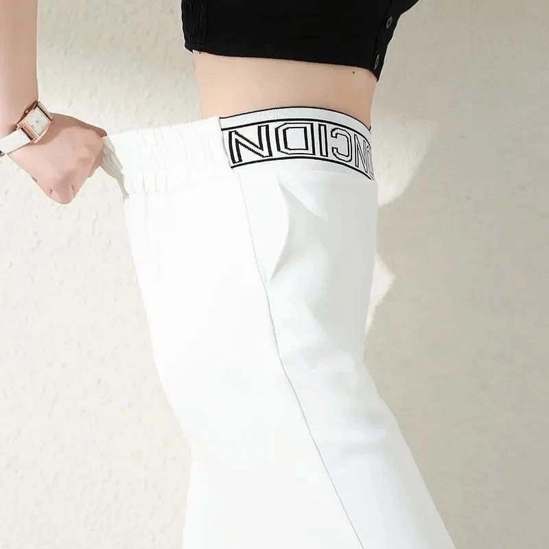 Calça Casual De Alfaiataria Élastique 15