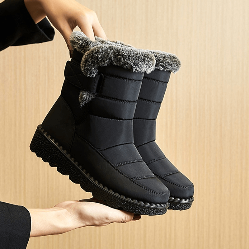 Bota Feminina de Inverno Impermeável Preto 4