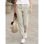 Calça Feminina Casual Bege 1