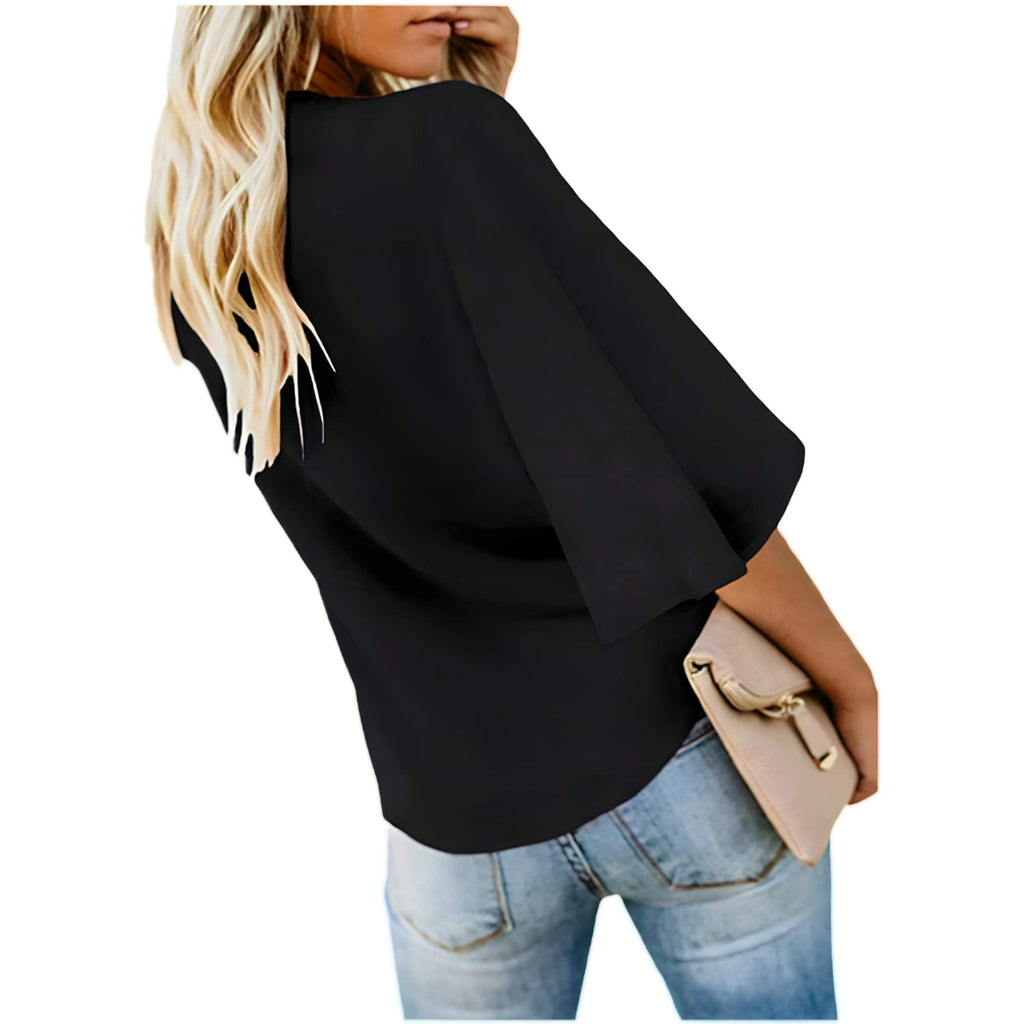 Camisa com Amarração Preto 2