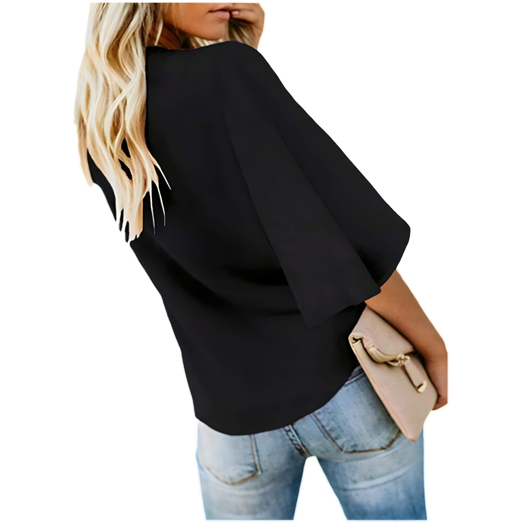 Camisa com Amarração Preto 2