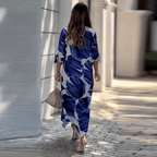 Vestido Feminino Mídi com Abotoamento