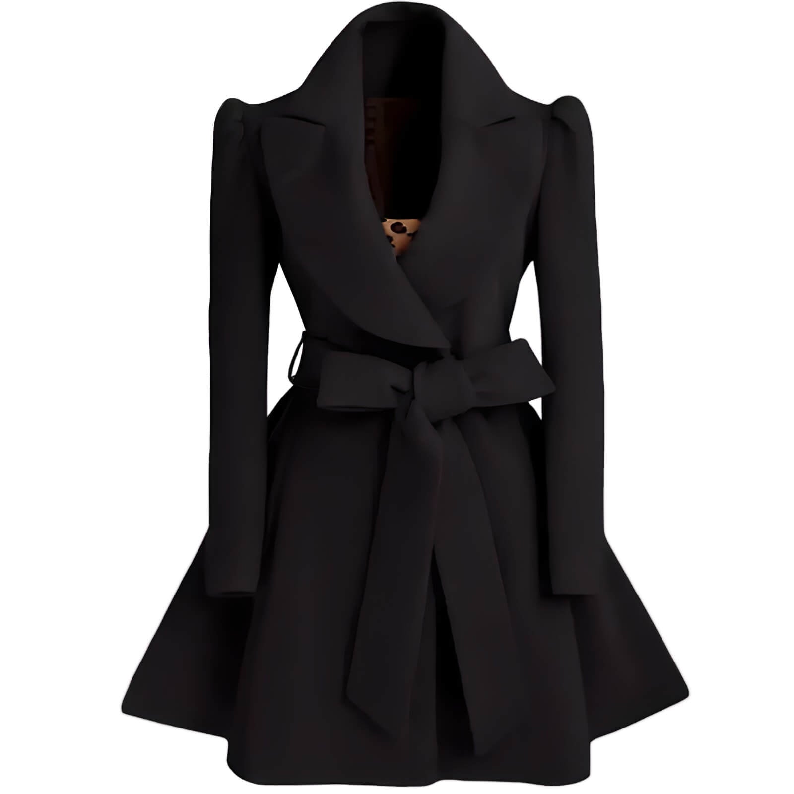 Casaco Elegante Transpassado Dijon