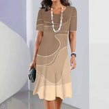 Vestido Midi Estampado Reyna