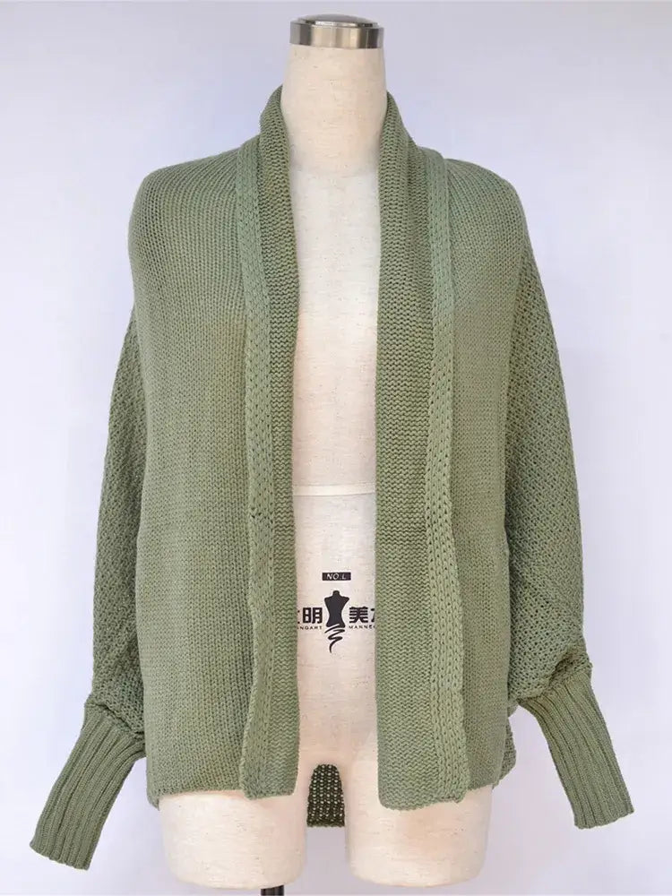 Cardigan Feminino Alongado de Tricot