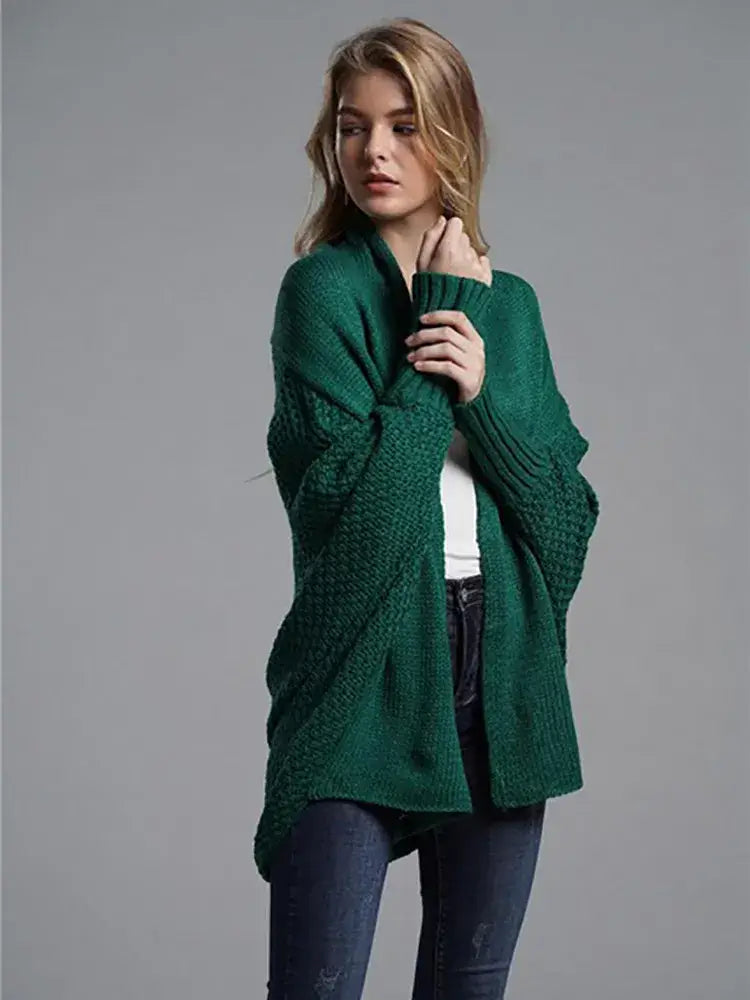 Cardigan Feminino Alongado de Tricot
