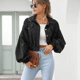 Jaqueta Bomber de Veludo Zoe