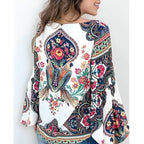 Blusa Estampada Branco 2