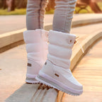 Bota Feminina de Inverno Branco 3