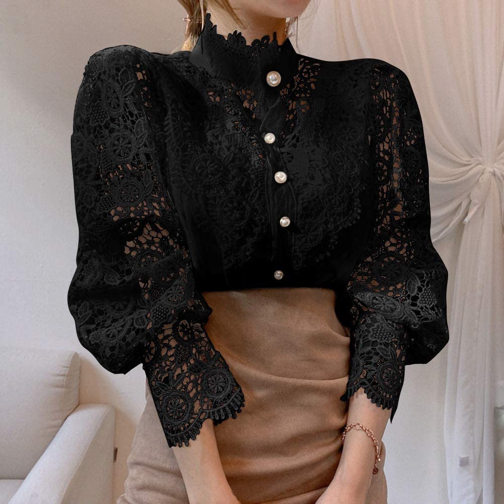 Camisa de Renda Feminina