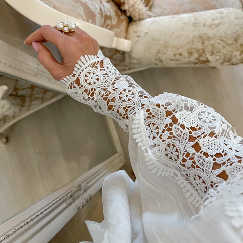 Camisa de Renda Feminina