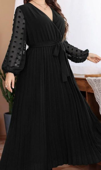 Vestido Casual Mídi de Chiffon Vienna - Plus Size