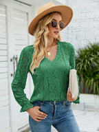 Blusa De Renda Bristol Verde / P 67