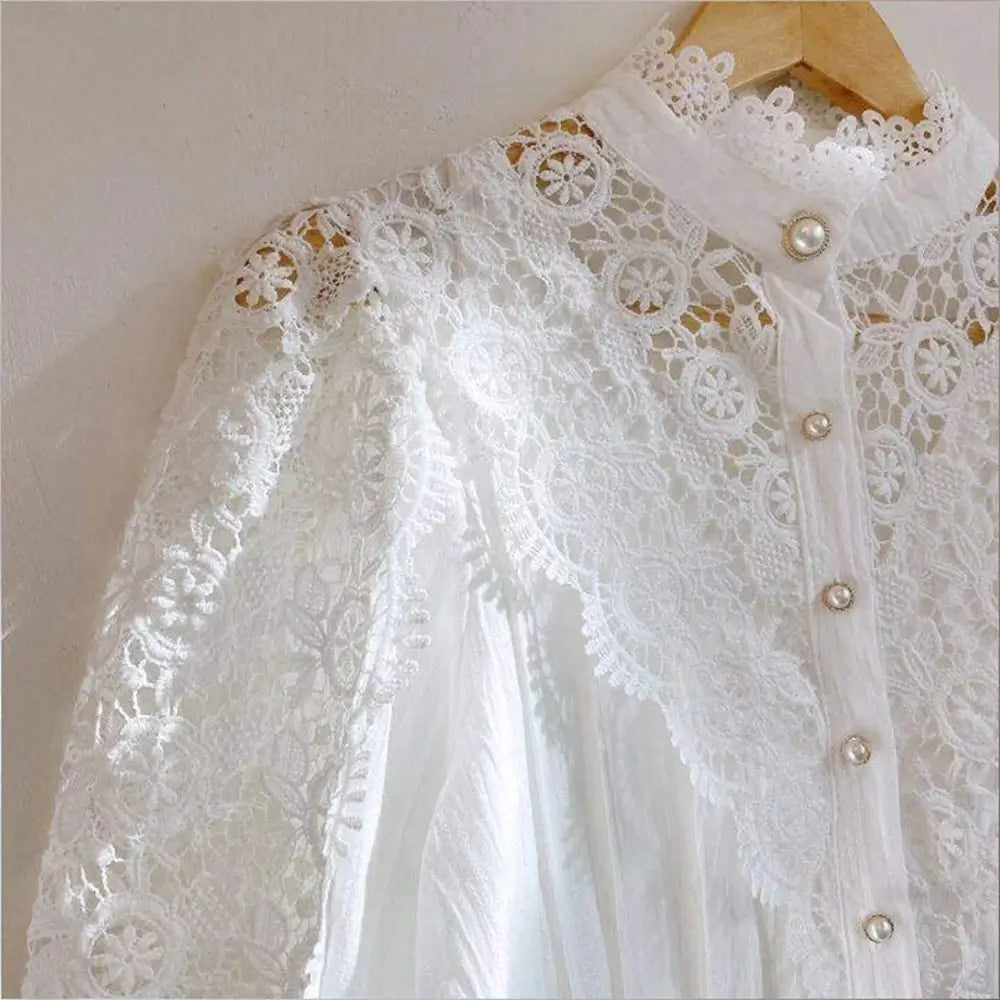 Camisa de Renda Feminina