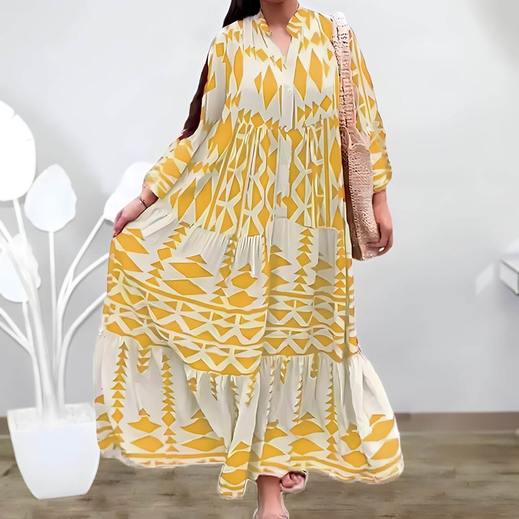 Vestido Longo Amarelo 4